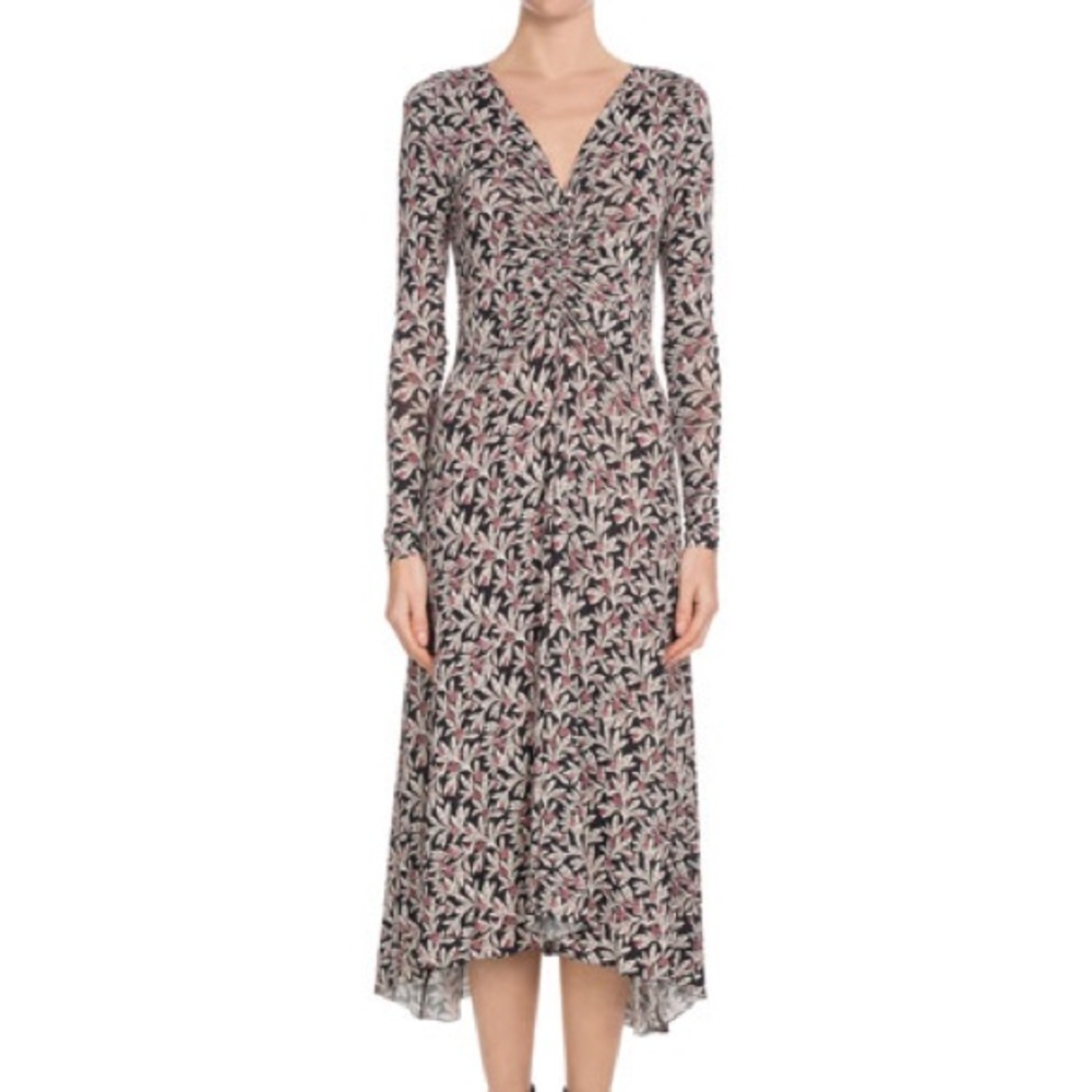 Isabel Marant Etoile Tova Long Sleeve Midi Dress